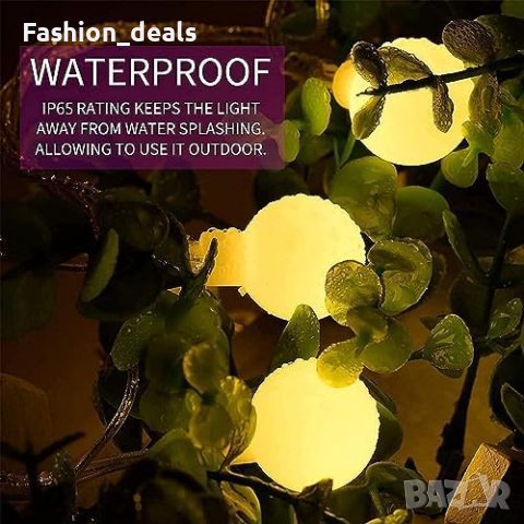 Нови Коледни светлини с дистанционно и таймер 120LED 15M Декорация, снимка 5 - Други - 42893393