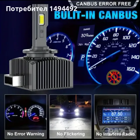 D1S Led Super Bright автомобилни крушки