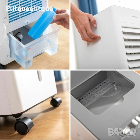 Охладител за въздух и овлажнител Voltz, 65W, 6л. резервоар вода, Таймер, дист. упр., снимка 4 - Овлажнители и пречистватели за въздух - 52242707