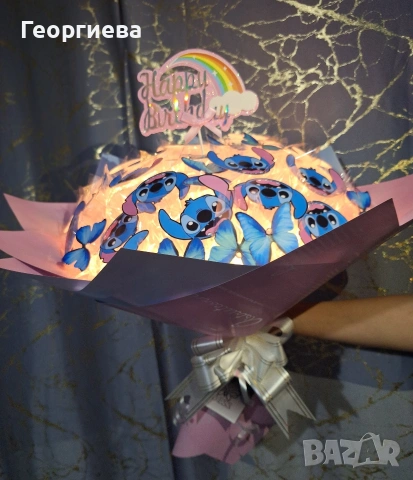 🎀Светещи ръчно изработени букети ✨️🦋, снимка 3 - Други стоки за дома - 53083239