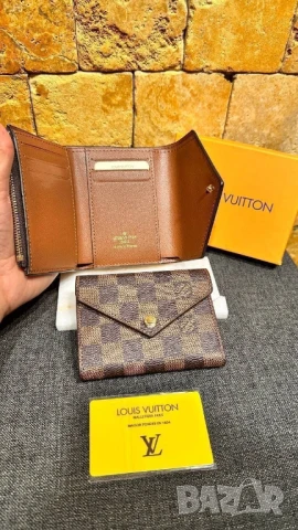 портмонета в кутия louis vuitton от естествена кожа , снимка 8 - Портфейли, портмонета - 51387065
