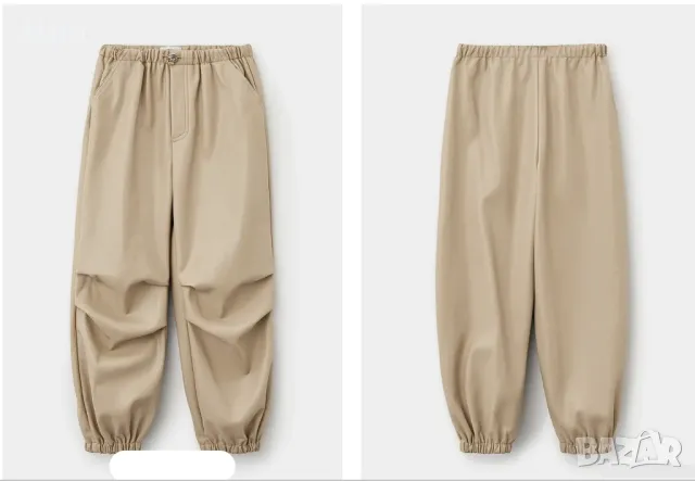 Детски кожен  панталон ZARA 9-10 години, снимка 3 - Детски панталони и дънки - 49579536