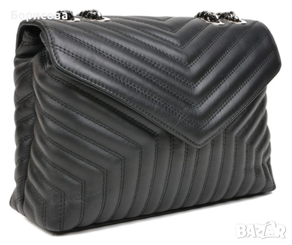 Чанта от естествена кожа Carla Fereri, снимка 7 - Чанти - 51543302