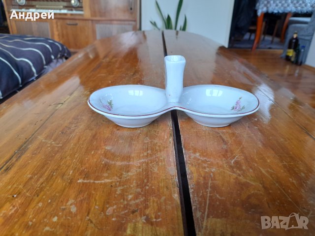 Стара порцеланова солница #12