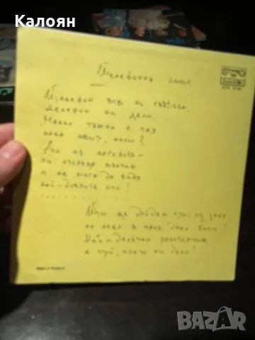 Малка плоча на Васил Найденов - телефонна любов, снимка 2 - Грамофонни плочи - 48829090
