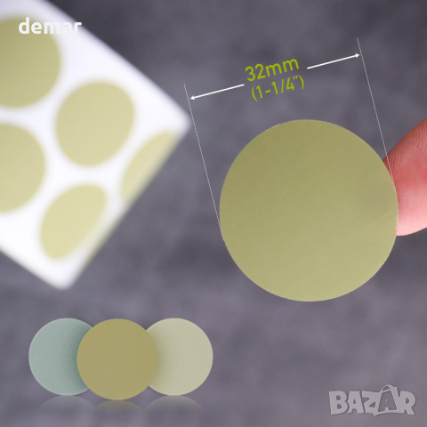 FASTPLUS кръгла самозалепваща се шкурка, 1-1/4" диаметър, 500 диска, снимка 3 - Други стоки за дома - 44585452