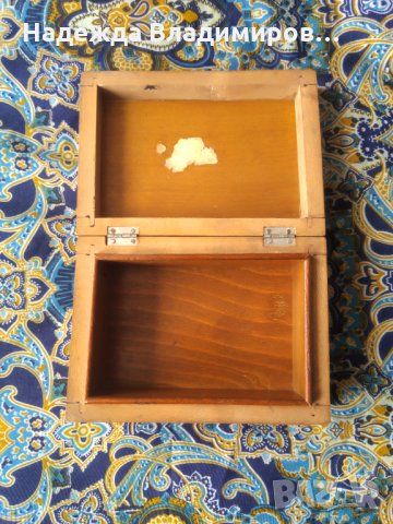 Дървена кутия, снимка 5 - Други ценни предмети - 30048344