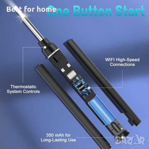 WiFi отоскоп с комплект аксесоари 1920P HD от LMECHN, снимка 4 - Медицинска апаратура - 44461015