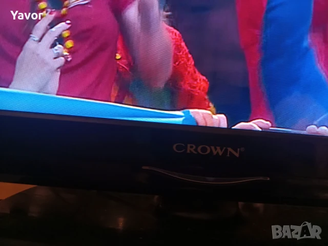 Телевизор Crown 24"  инча с дистанционно, снимка 7 - Телевизори - 50595998