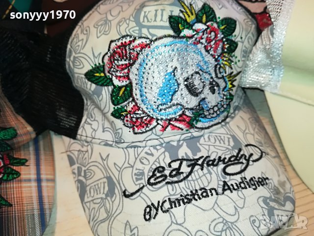ED HARDY X10 МАРКОВИ ШАПКИ ОТ ГЕРМАНИЯ 1203231113, снимка 3 - Шапки - 39969130