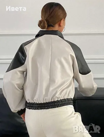 Дамско яке кожа, снимка 3 - Якета - 49168789