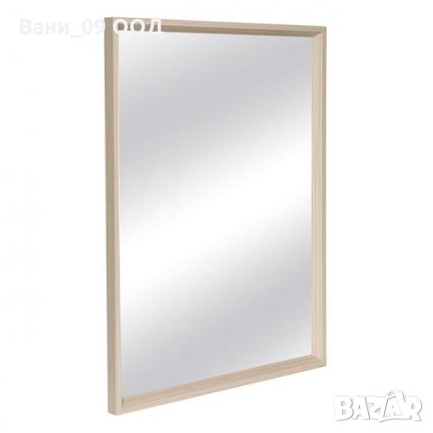 74×54см Голямо огледало със солидна дървена рамка, снимка 1 - Декорация за дома - 33974315