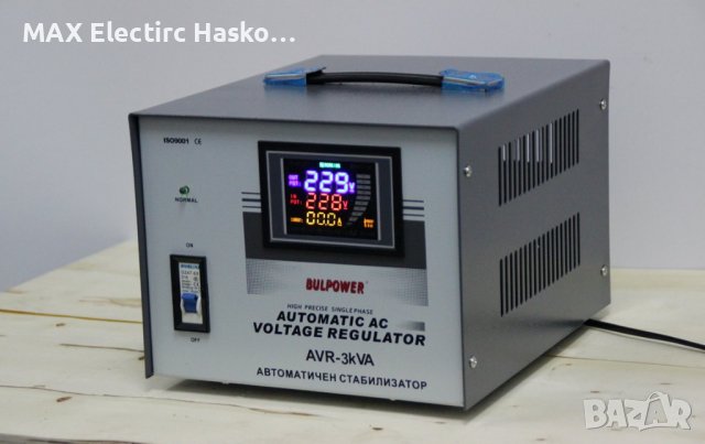 Стабилизатор на ток и напрежение BULPOWER 3KW с лед дисплей, снимка 1 - Генератори - 39484084
