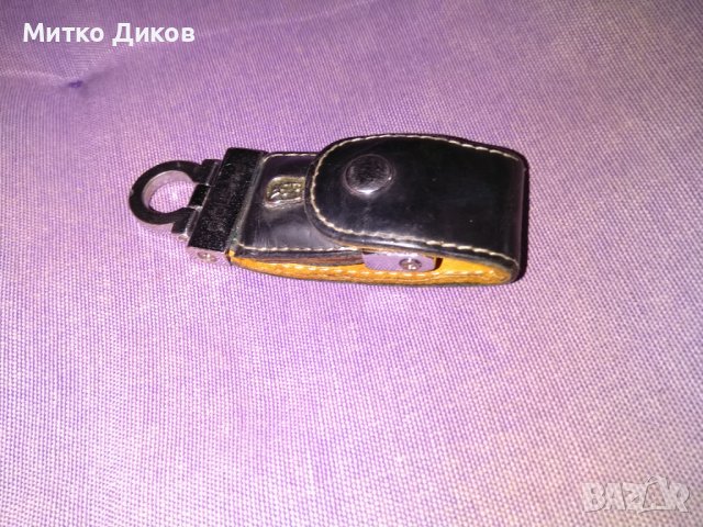 Калъвче държач за флашка за ключове за колан марково на Прецизио  естествена кожа, снимка 2 - Портфейли, портмонета - 39842560
