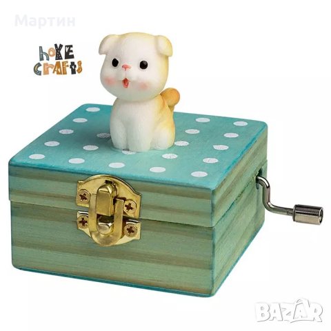Музикална кутия с котка заек куче - Чисто нови, снимка 13 - Музикални играчки - 38098952