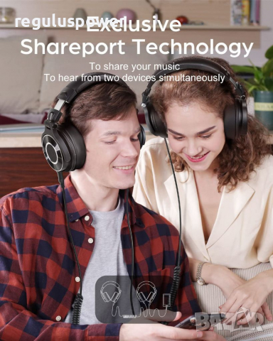 Професионални студийни слушалки OneOdio Monitor 60, 20Hz-40kHz,1600 mw, 38 Ом, снимка 9 - Слушалки и портативни колонки - 36544529