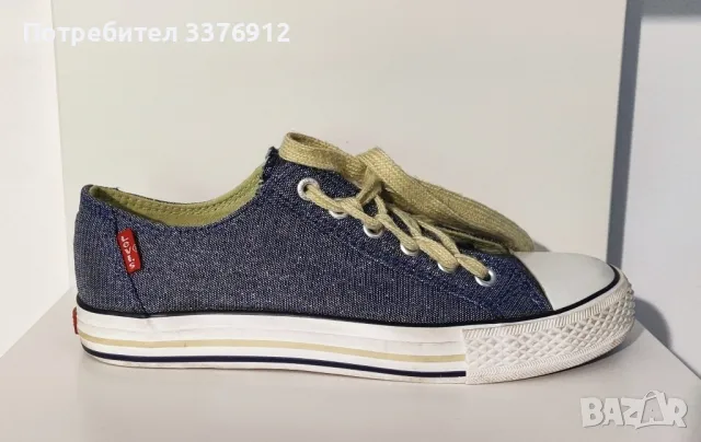 дънкови кецове на Levi's , снимка 3 - Маратонки - 48329946