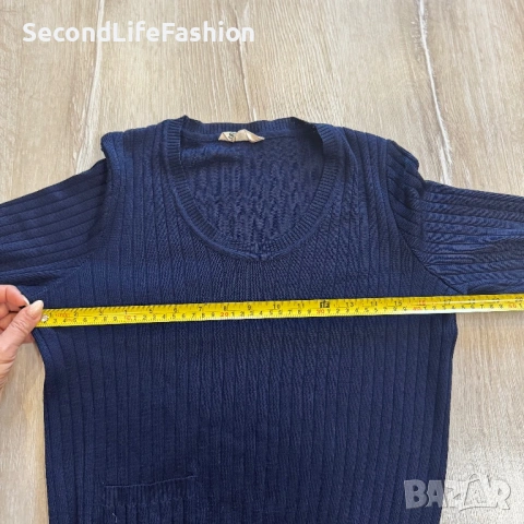 Винтидж блуза с къс ръкав SPES Paris от 80-те години, акрил еластична размер S, снимка 4 - Корсети, бюстиета, топове - 53175234