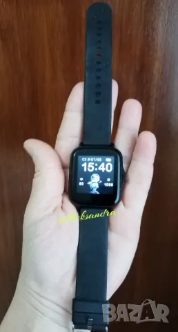 Смарт часовник 1,44-инчов екран с пълно докосване за мъже и жени Bluetooth разговор., снимка 1