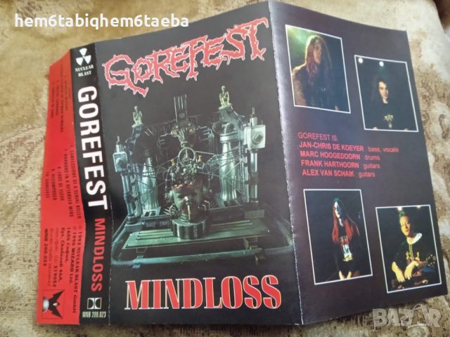 РЯДКА КАСЕТКА - GOREFEST - Mindloss - WIZARD, снимка 1