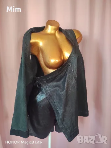 M /L Черен кожен елек / корсет / и къси кожени панталони , снимка 9 - Корсети, бюстиета, топове - 56165319