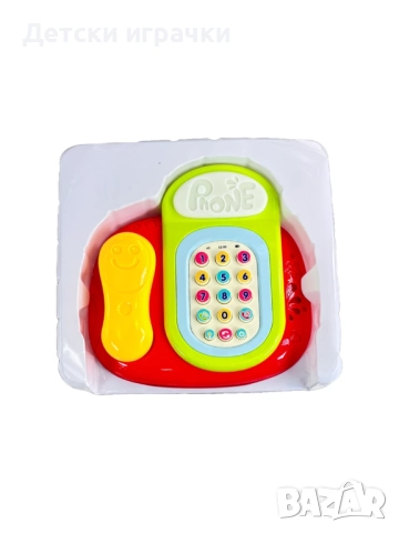 Детска играчка телефон – със светлини и звуци за интерактивно обучение и забавление, снимка 4 - Образователни игри - 52666781