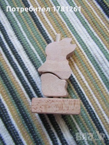 Дървен сортер зайче, снимка 3 - Образователни игри - 31906414