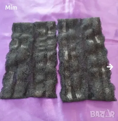 2XL Дантелени жартиери за бедра в бяло и черно , снимка 12 - Бельо - 56048812