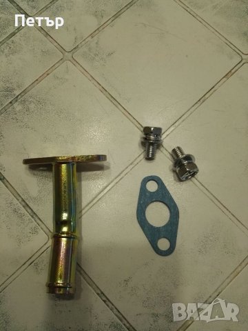 Фланец с тръбичка за оттичане на маслото, на турбото GT25, GT28, GT30, GT35, ГТ25, ГТ28, ГТ30, ГТ35, снимка 2 - Аксесоари и консумативи - 40184784