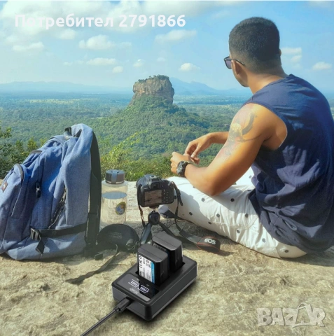 Miady Комплект 2 резервни батерии и зарядно устройство за Sony NP-FW50 батерии за фотоапарати Sony, снимка 7 - Батерии, зарядни - 54165804