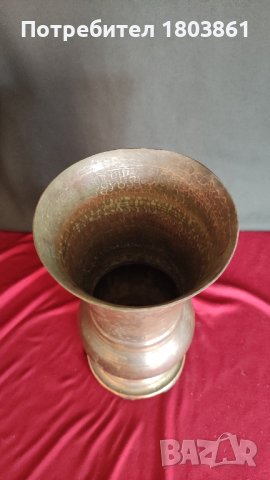 Стара бакърена ваза, снимка 2 - Други ценни предмети - 42757526