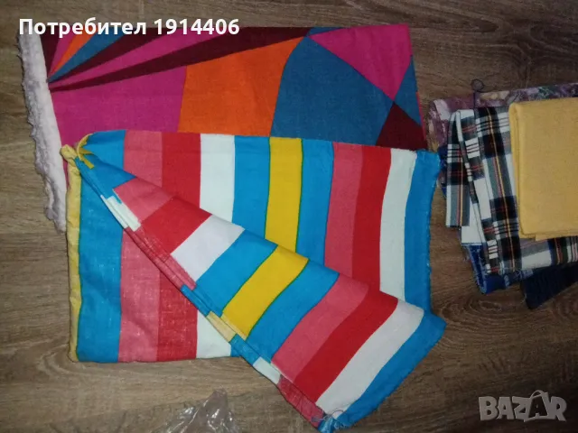 Висококачествени платове хасе пъстри цветове, снимка 3 - Други - 48867584