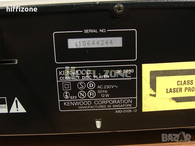 CD плеър   Kenwood dp-2030 , снимка 8 - Ресийвъри, усилватели, смесителни пултове - 54156998