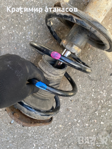 Макферсон преден ляв за Тойота Авенсис Т25.2003-2007, снимка 2 - Части - 36392423