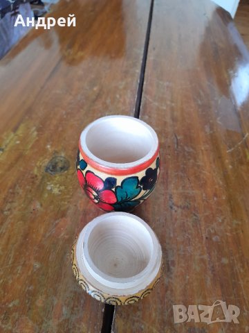 Стара дървена кутия Гъба, снимка 6 - Други ценни предмети - 40701192