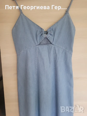 Дънкова рокля размер М , снимка 6 - Рокли - 50996375