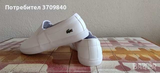 Lacoste Gazon white leather, снимка 4 - Дамски ежедневни обувки - 40437671