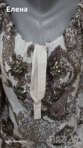 Блуза Smooph .100% коприна. размер L/M., снимка 3 - Блузи с дълъг ръкав и пуловери - 49977987