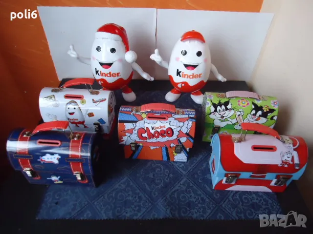 киндер / kinder, плюшени играчки,пилот,торбички за яйца ,касички,чаша, снимка 2 - Колекции - 18886829