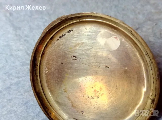 Стар СРЕБЪРЕН ДЖОБЕН ЧАСОВНИК СРЕБРО 800 с ПОЗЛАТА 6 РУБИНА РЕТРО ОРНАМЕНТИРАН 48858, снимка 5 - Антикварни и старинни предмети - 48006248