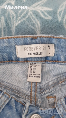 Дънки FOREVER 21, размер S/M, снимка 3 - Дънки - 52225437