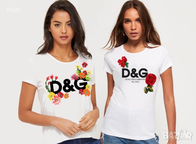 Тениска Dolce & Gabbana принт 4 модела всички размери , снимка 2 - Тениски - 30389150