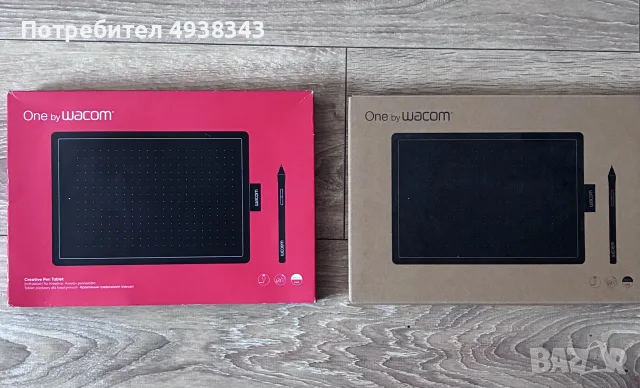 Графичен таблет One by Wacom Medium CTL-672 + писалка – отлично състояние