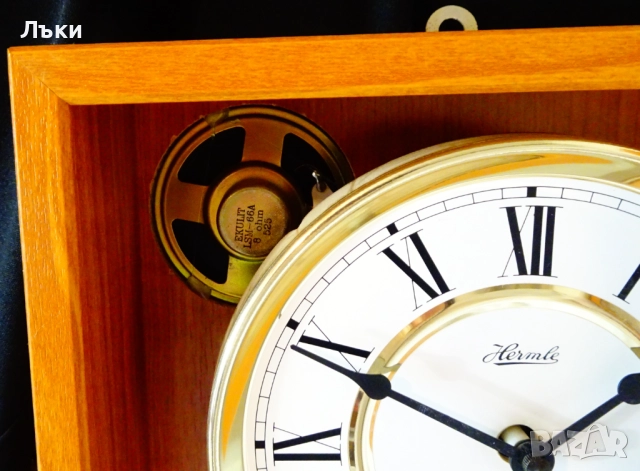 Немски стенен часовник с махало,мелодични гонгове. , снимка 5 - Антикварни и старинни предмети - 51882248
