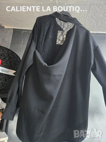 Дамска риза сатен, снимка 2 - Ризи - 53980730