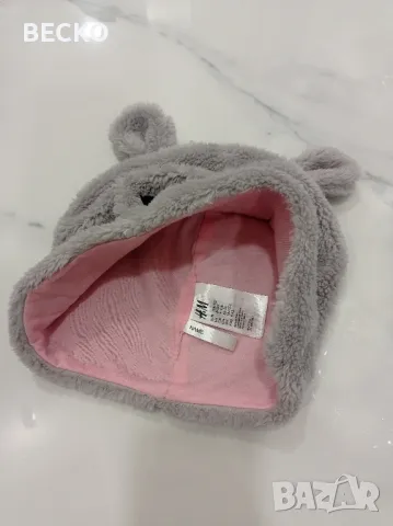 Детска пухена шапка H&M, снимка 6 - Шапки - 48145640