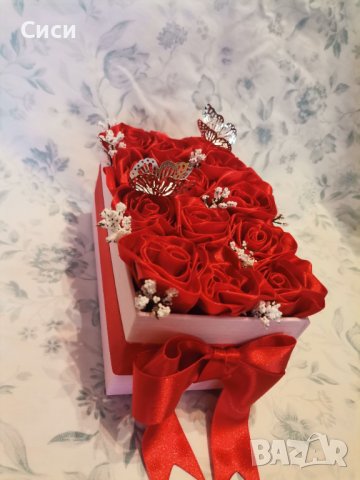 Вечни рози - подарък за всеки, снимка 11 - Ръчно изработени сувенири - 41993785