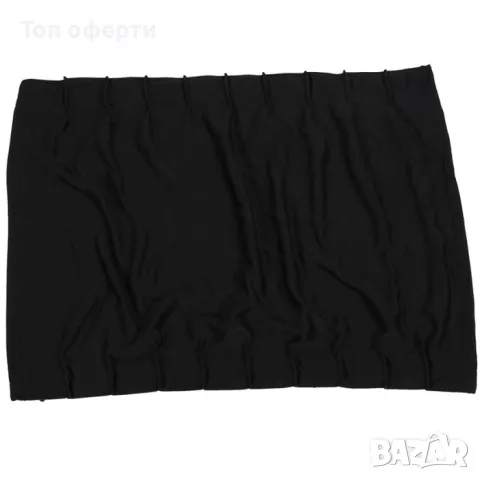 Перде странично 01 - 2бр к-т - черно или бежаво, снимка 4 - Аксесоари и консумативи - 48674662