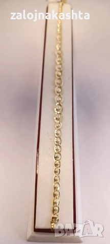 Нова-Златна гривна-2,90гр/14кр, снимка 2 - Гривни - 52732662