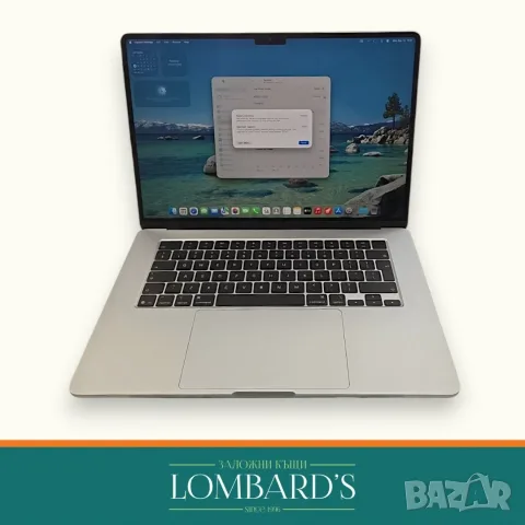 Лаптоп Macbook Air 15 М5 512GB 16 RAM 100% батерия, N: 138396
